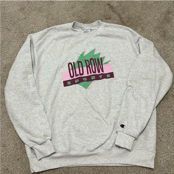 Champion Other - Vintage Old Row Sports Champion Pullover